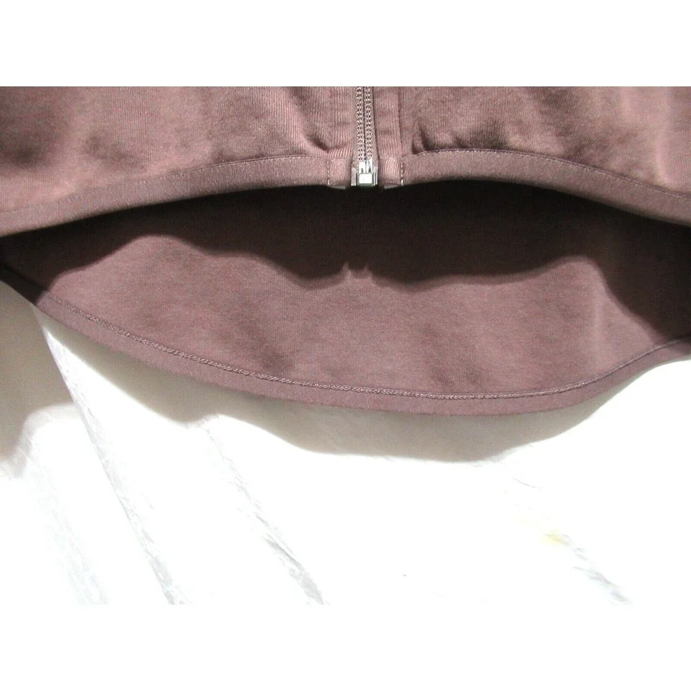 Nike Brand Women's Size Small Brown Full Zip Hi-Low Hoodie